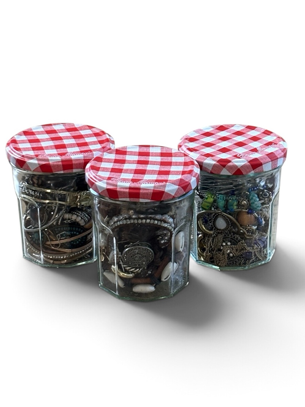 Mystery Jewelry Jar ✨ Vintage & Modern Mixed Jewelry Lot – Necklaces, Rings, Bra